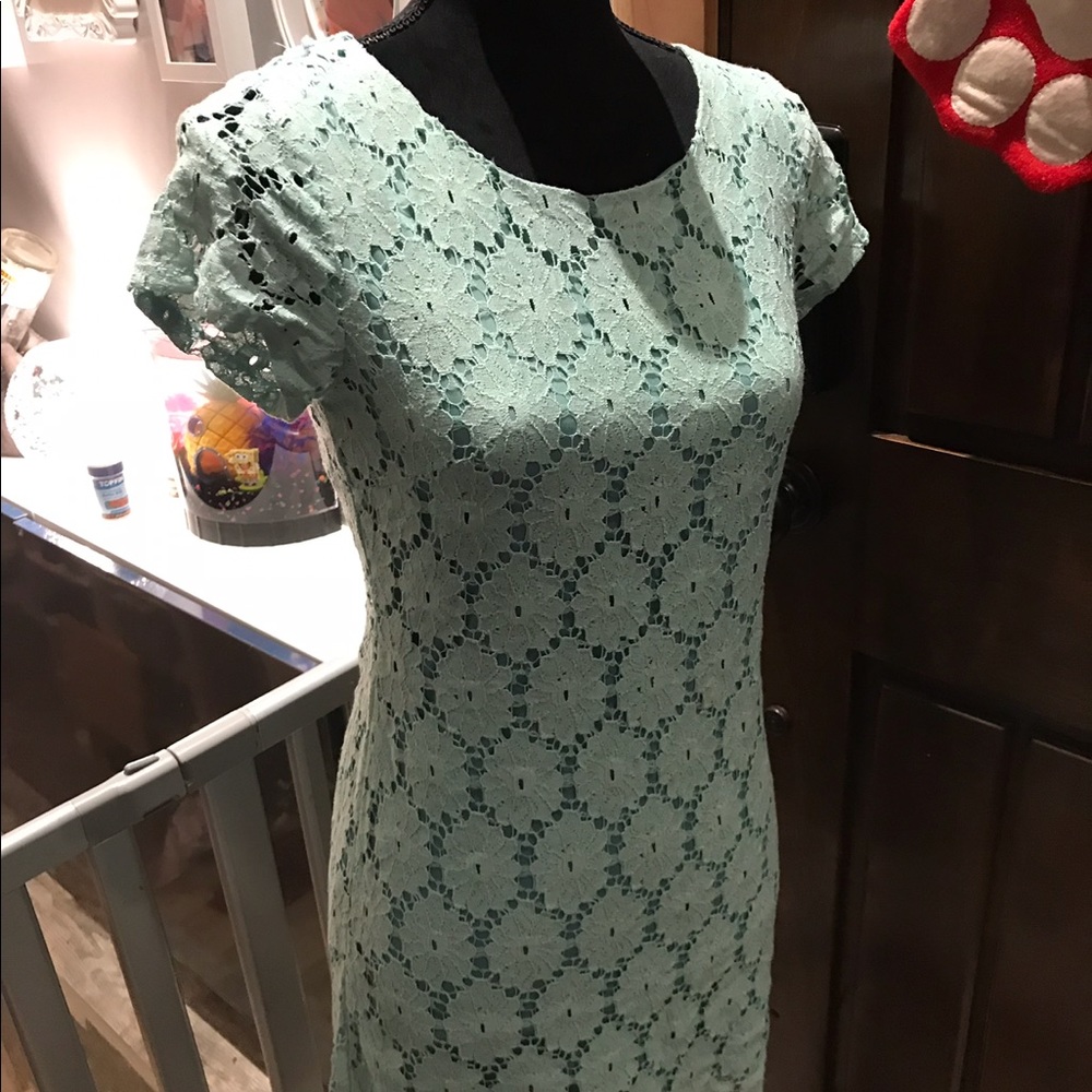 Green Lace Dress